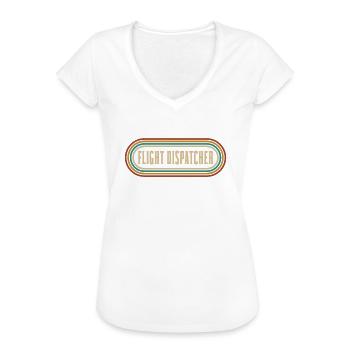 Notruf Leitstelle Einsatzzentrale - Frauen Vintage T-Shirt - Schwarz - Vorne - Danielle (179cm)