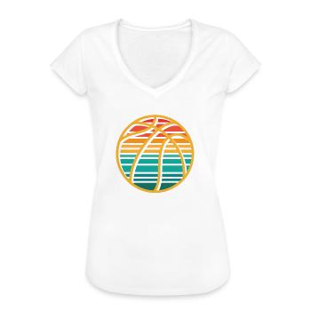 Joueur de basket-ball - T-shirt vintage Femme - noir - Devant - Danielle (179cm)