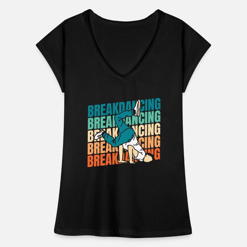 Breakdance Breakdancer Breakdancing T-shirt vintage Femme