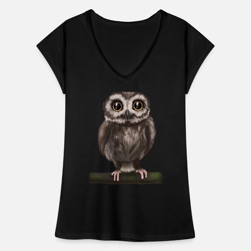 Uhu Eule Frauen Vintage T-Shirt