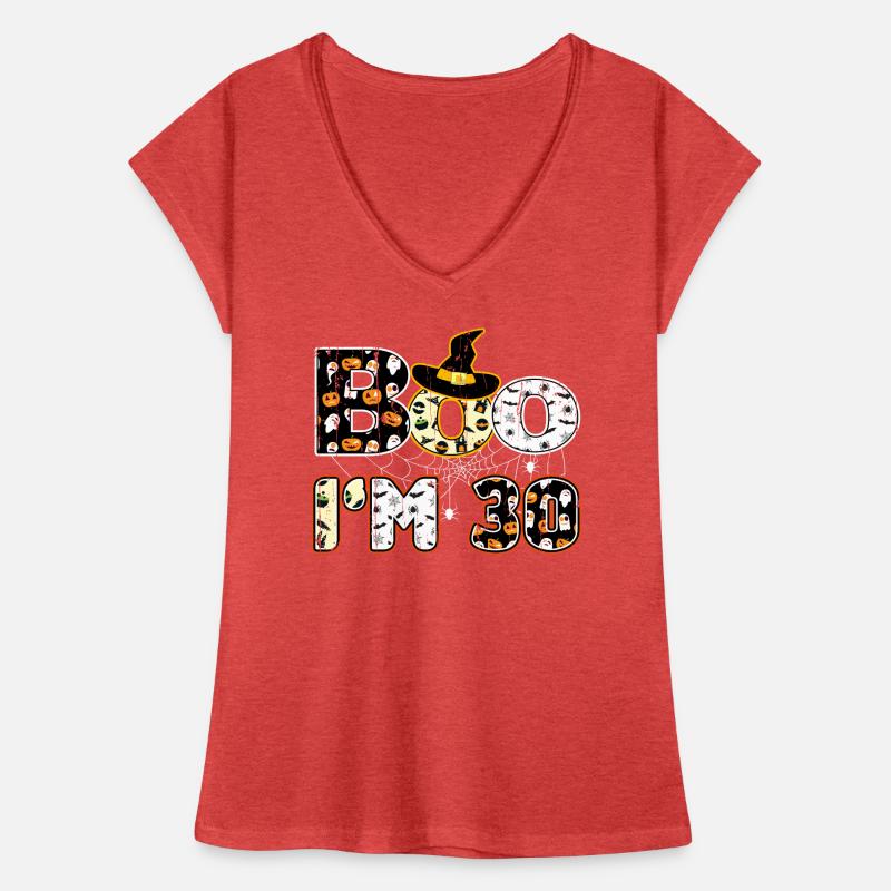 Halloween Pattern Spider Creatures Naissance 30 ans T-shirt vintage Femme