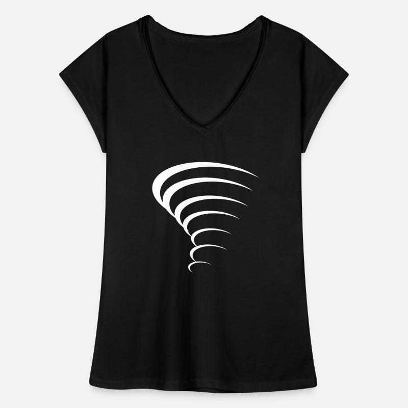 Cyclone tornade T-shirt vintage Femme