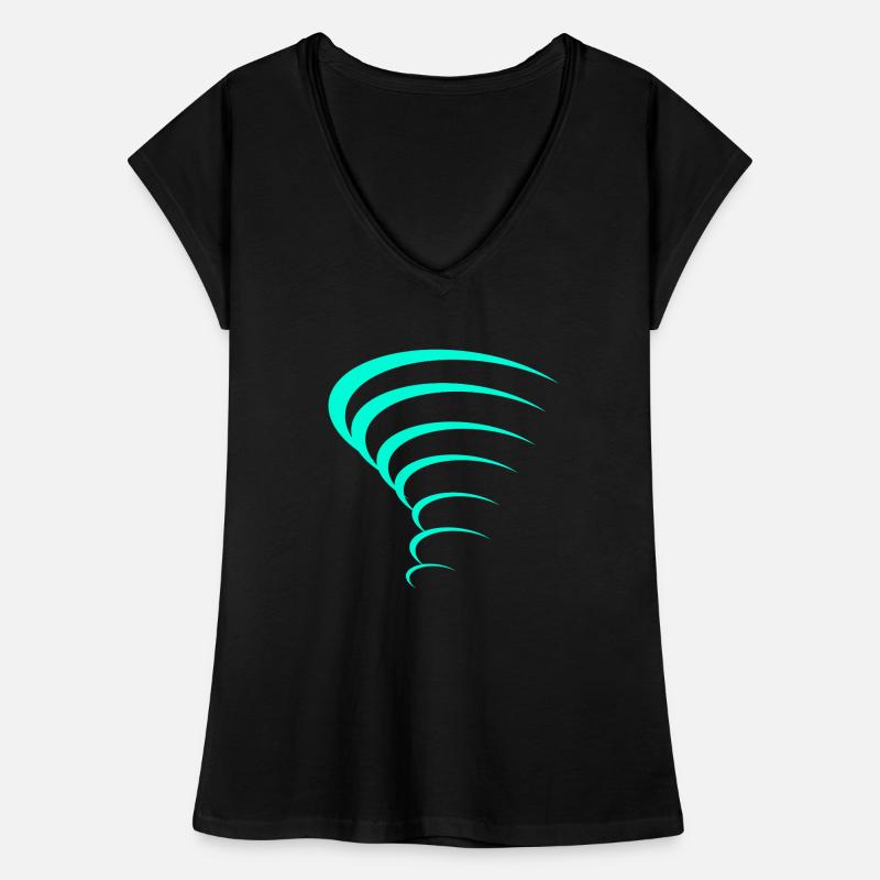 Conception de tornade T-shirt vintage Femme