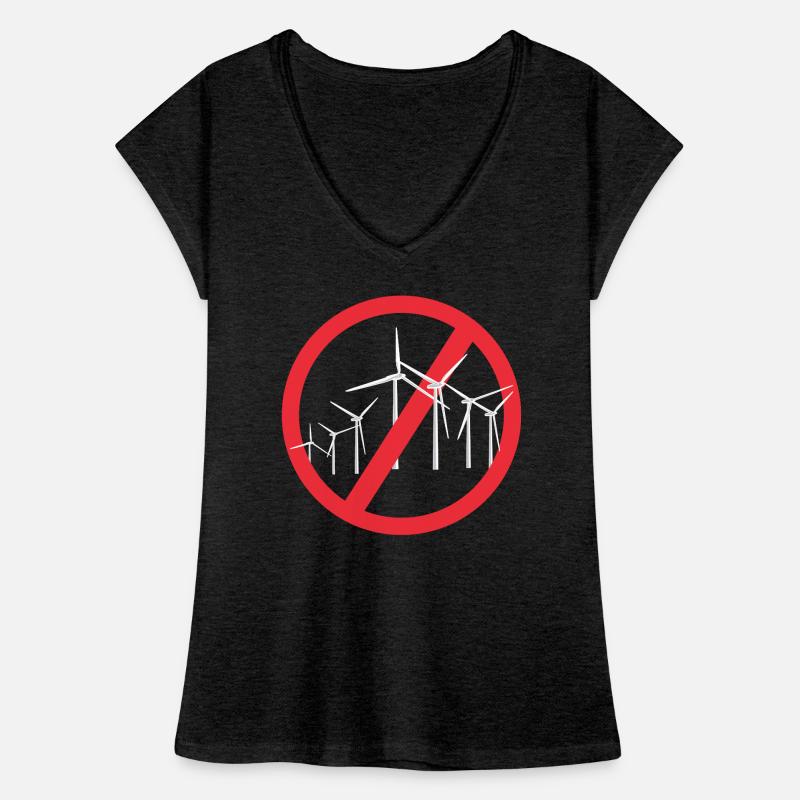Stopp Windräder Frauen Vintage T-Shirt