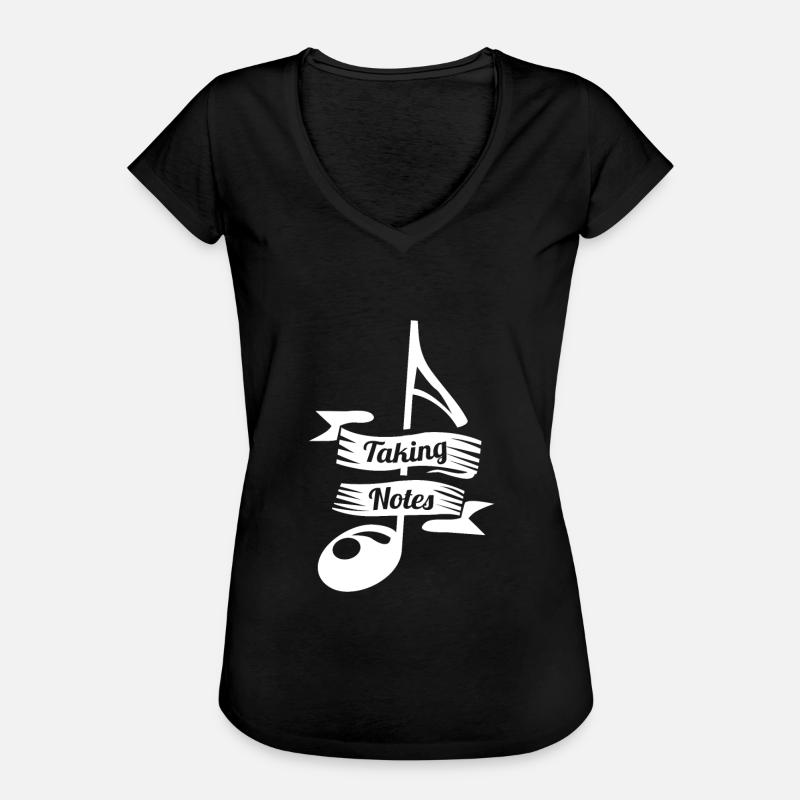 Wordplay Taking Notes Notes Carrying Gift - Women's Vintage T-Shirt - black