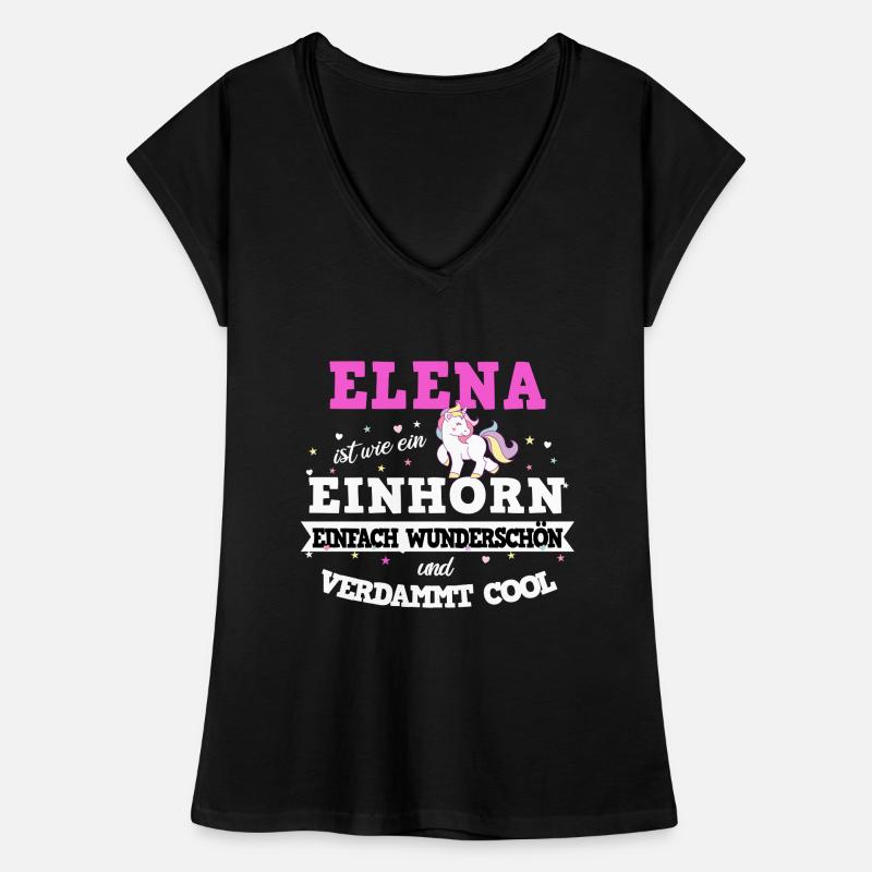 Elena Einhorn Frauen Vintage T-Shirt
