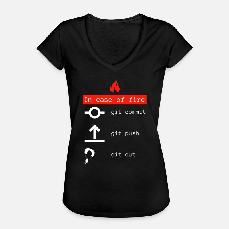 Idée cadeau programmeur codeur - T-shirt vintage Femme - noir
