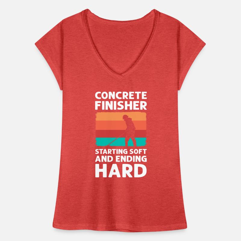 Concrete refiner. Soft Beginning, Hard Ending. Women's Vintage T-Shirt