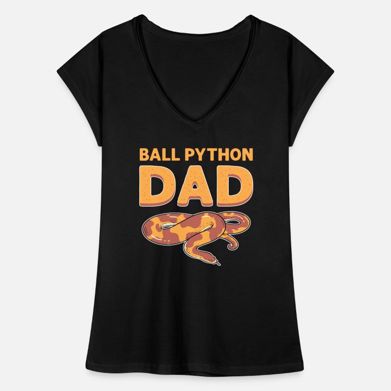 Kugelpython-vater. Herpetologen. Königliche Frauen Vintage T-Shirt