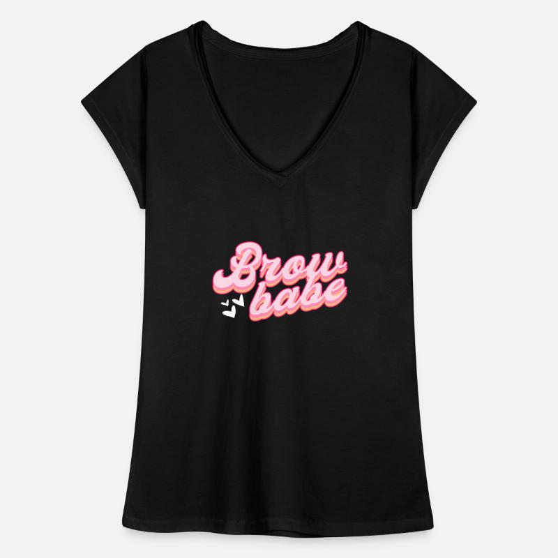 Eyebrow babe. Microblading eyebrow Women's Vintage T-Shirt
