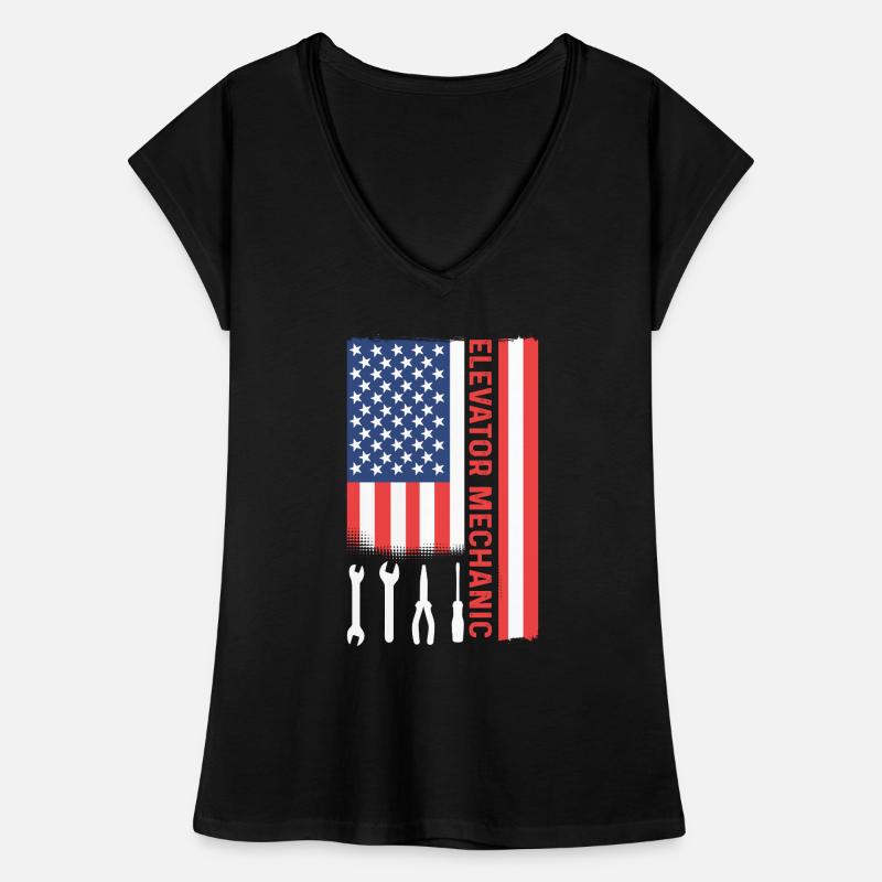 Elevator mechanic. Elevator fitter Women's Vintage T-Shirt