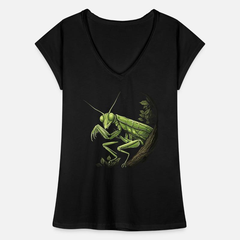 Insecte mante religieuse T-shirt vintage Femme