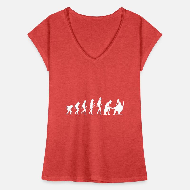 Evolution Podologin Nageldesignerin Frauen Vintage T-Shirt
