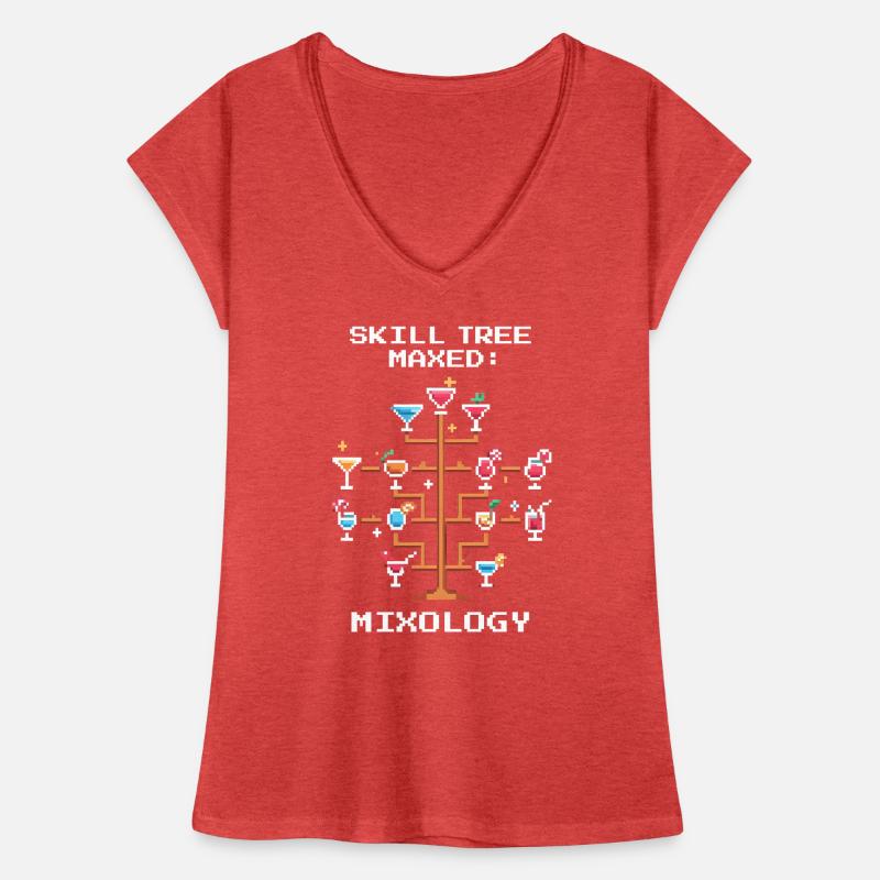 Mixology: Skilltree Maxed | Bartender LvL 99 Women's Vintage T-Shirt