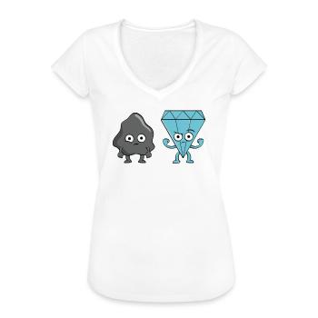 sport - T-shirt vintage Femme - vintage bleu jeans - Devant - Danielle (179cm)