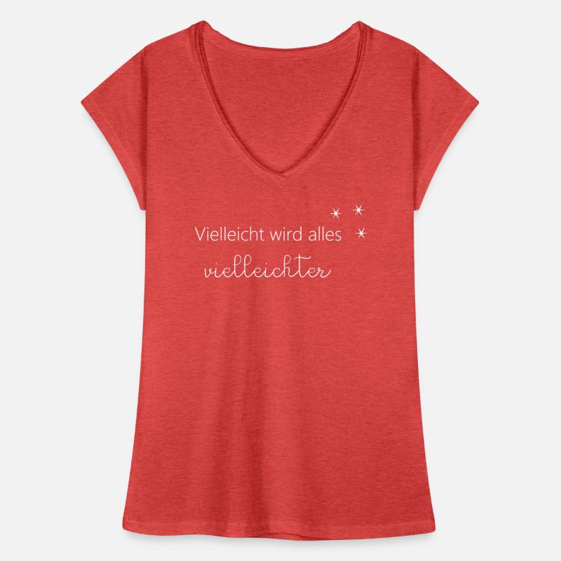 Maybe everything will be much easier. Optimism. Women's Vintage T-Shirt