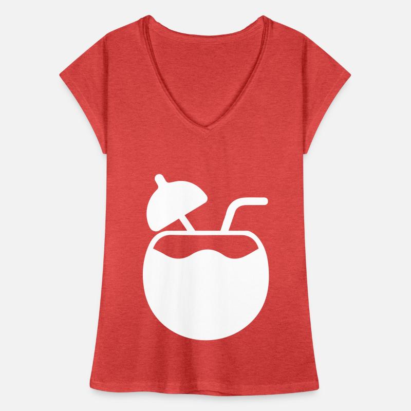Icône de l’icône de la noix de coco T-shirt vintage Femme