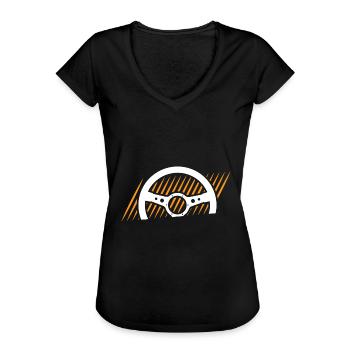 driving instructor - Women's Vintage T-Shirt - black - Front - Danielle (179cm)