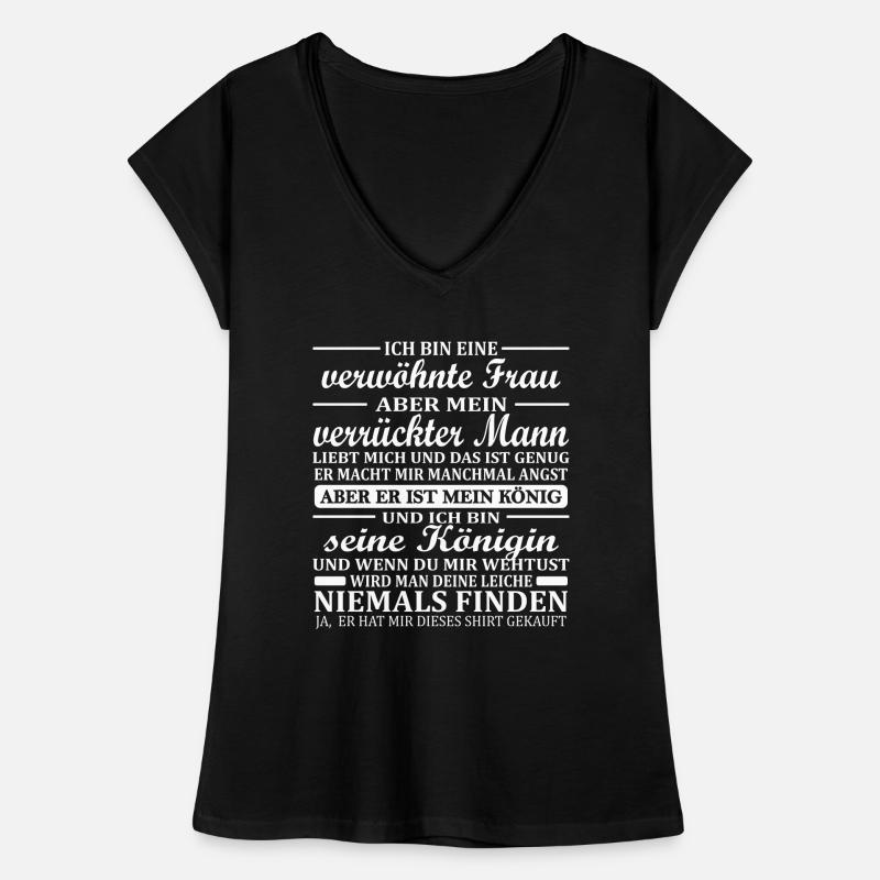 Frau Ehepartnerin Geschenk Verwöhnte Ehefrau Dame Frauen Vintage T-Shirt