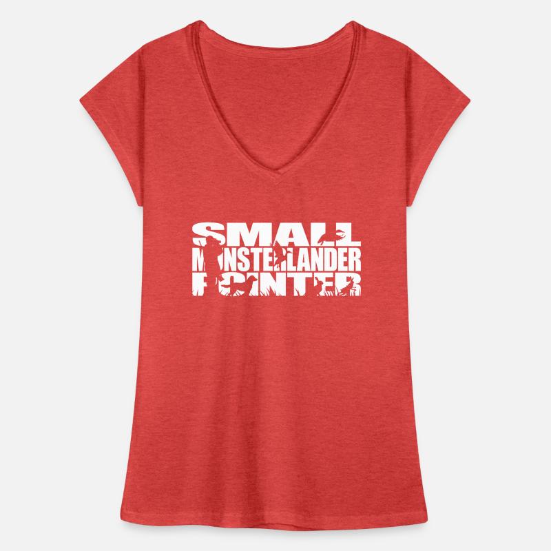 SMALL MUNSTERLANDER POINTER Jagdhund Wilsigns Jagd Frauen Vintage T-Shirt