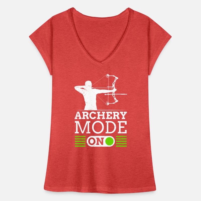 Archery Mode On Bogenschießen Compoundbogen Frauen Vintage T-Shirt