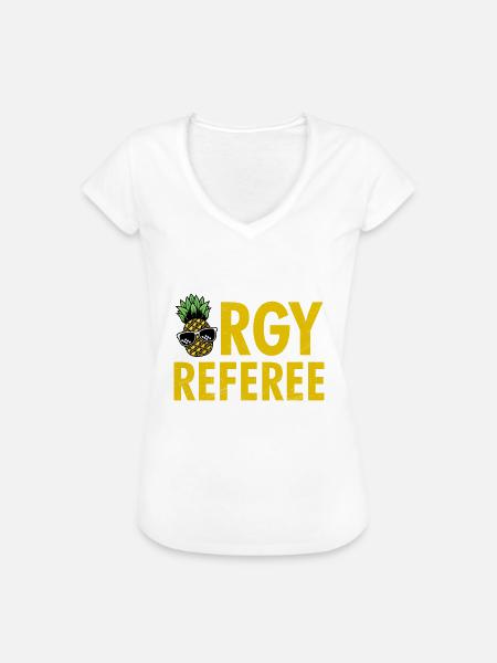 Orgy Arbitre Pineapple Swinger Club - T-shirt vintage Femme - noir