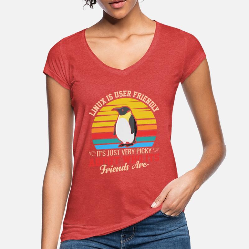 Linux ist benutzerfreundlich - Cloud Computing Frauen Vintage T-Shirt