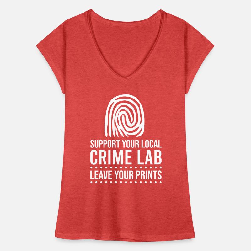 Kriminaltechniker Tatortermittler Forensik Spruch Frauen Vintage T-Shirt