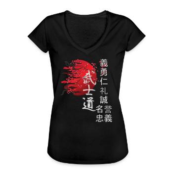Japon Vintage Japanese Streetwear - T-shirt vintage Femme - noir - Devant