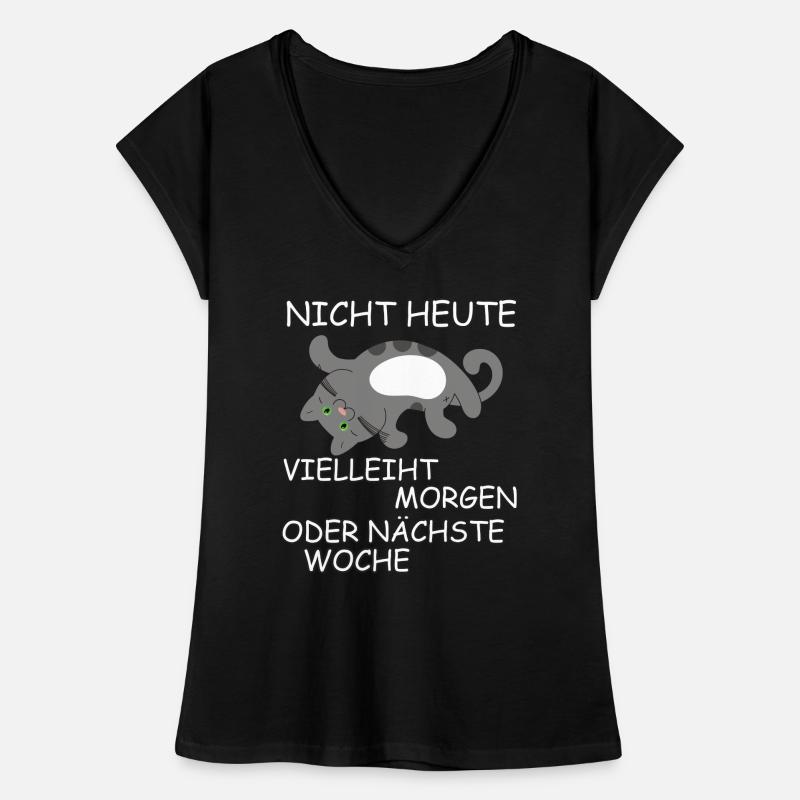 Katze lustiger Spruch Kätzchen Frauen Vintage T-Shirt
