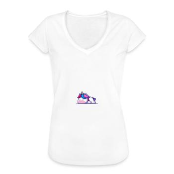 Je m'en fous je suis la mariée mariage humour - T-shirt vintage Femme - noir - Devant - Danielle (179cm)