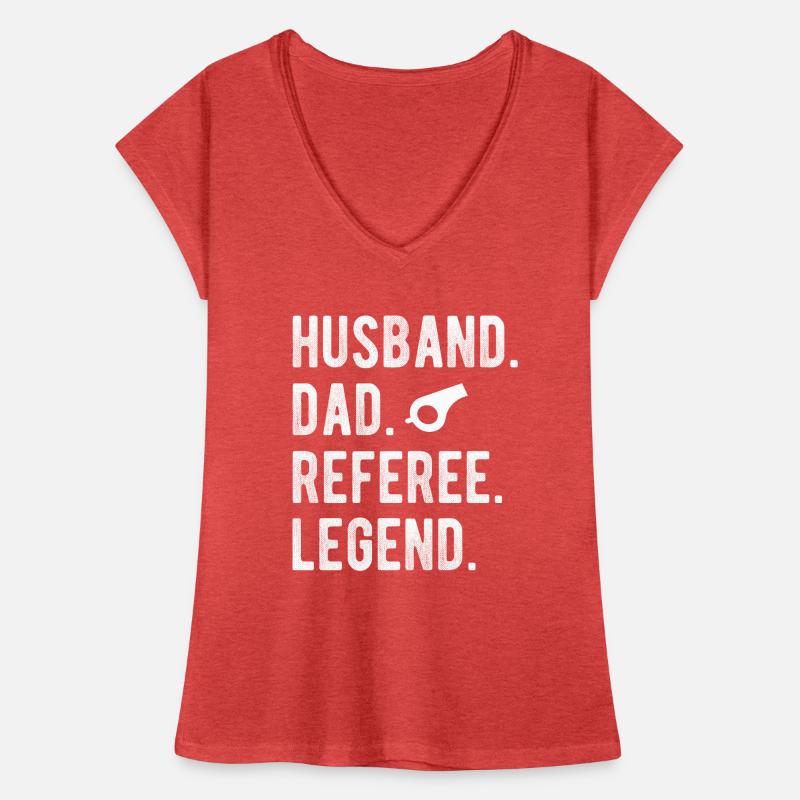 Schiedsrichter Ehemann Papa Referee Unparteiischer Frauen Vintage T-Shirt