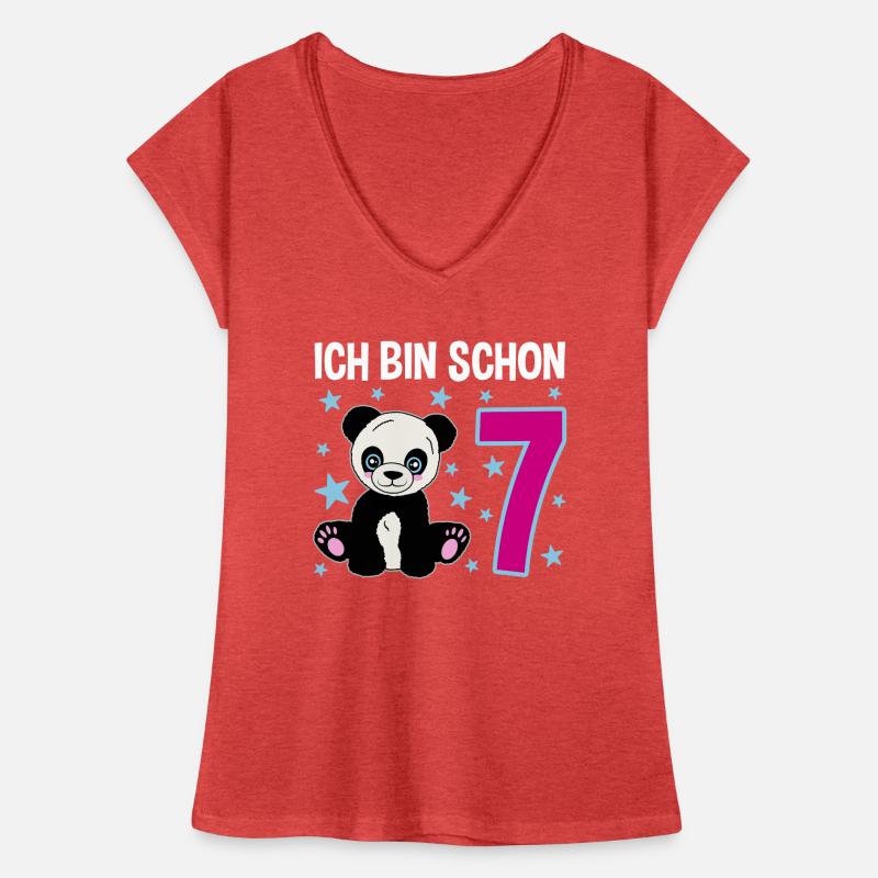Sept ans de célébration du panda T-shirt vintage Femme
