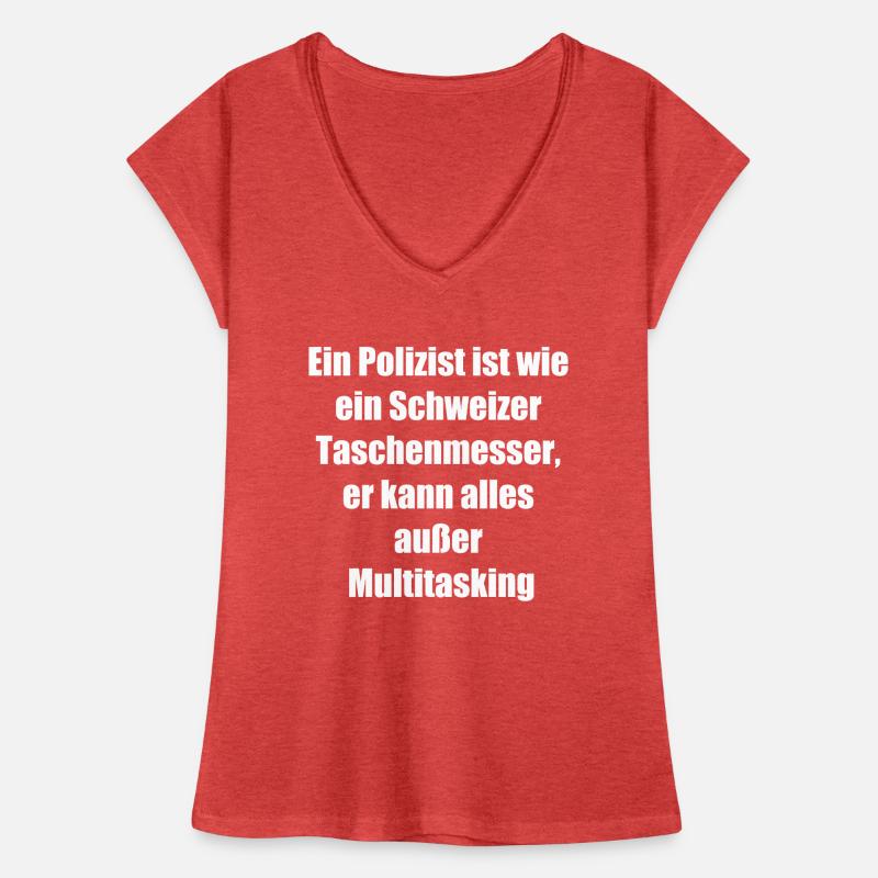 Multitasking Policeman Gift Women's Vintage T-Shirt