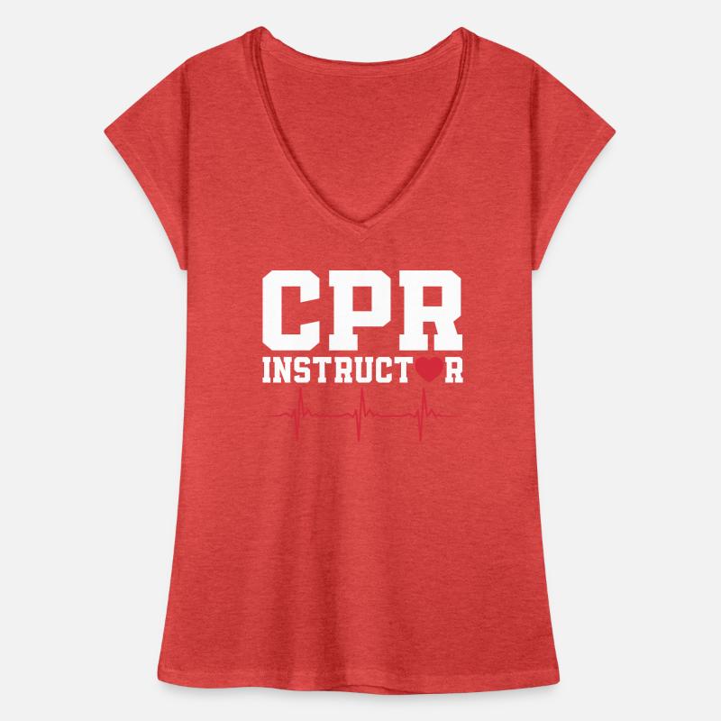 Instructeurs CPR T-shirt vintage Femme