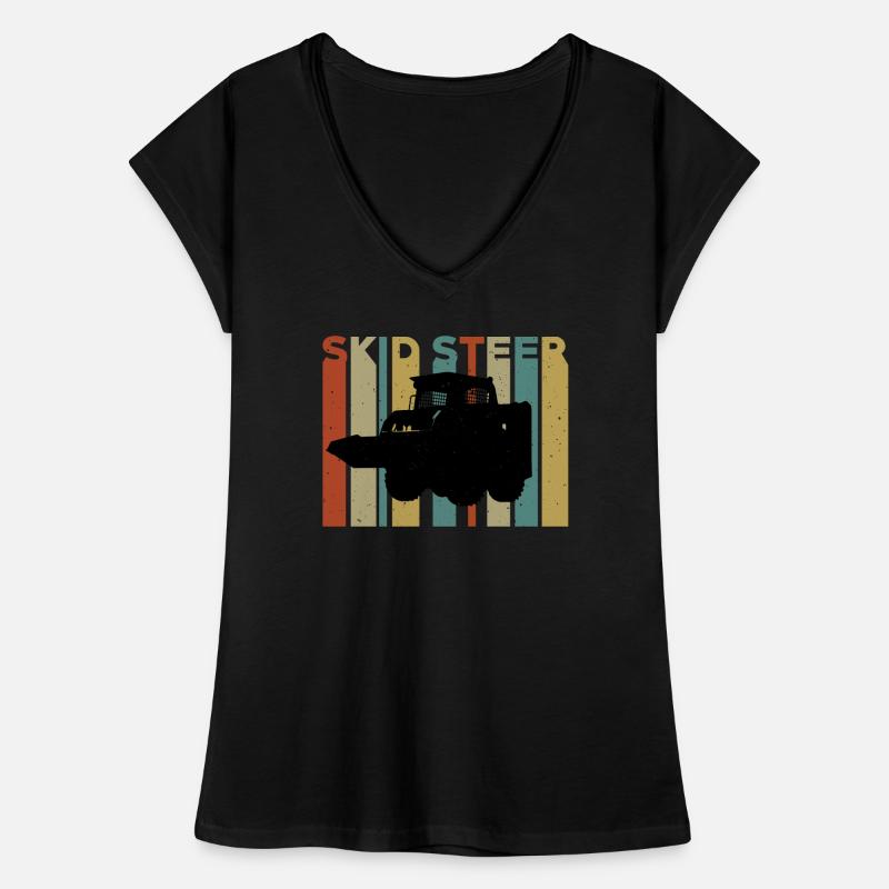 Skid Steer Loaders Women's Vintage T-Shirt