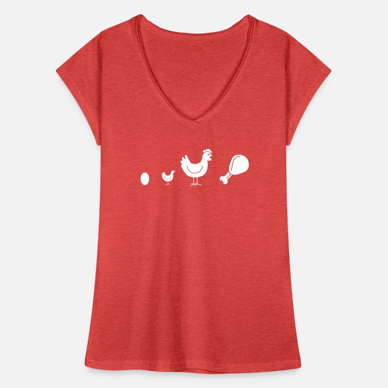 Fried chicken evolution Women's Vintage T-Shirt
