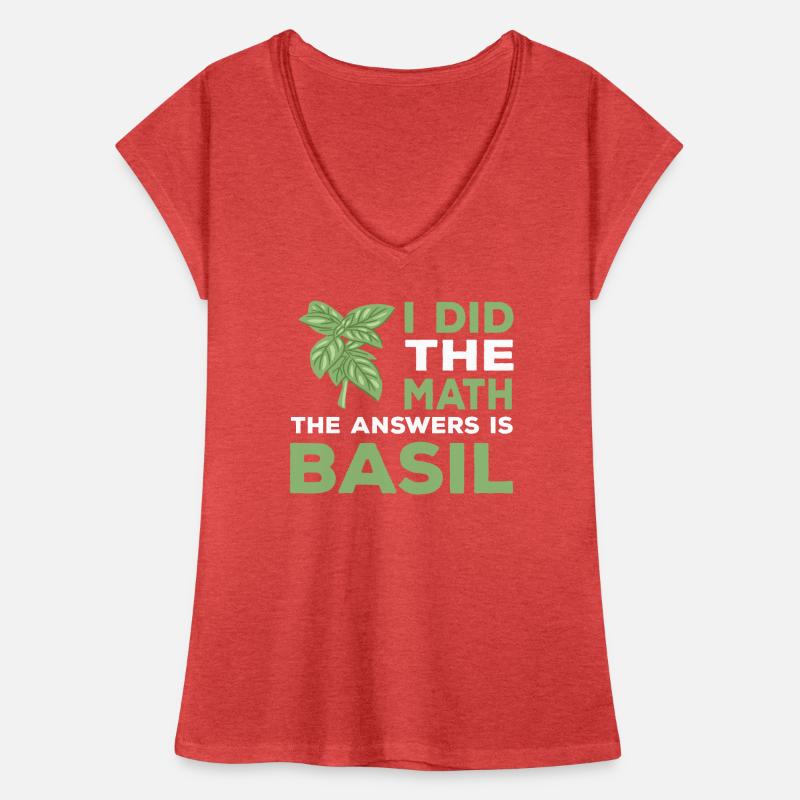 Funny basil design Women's Vintage T-Shirt