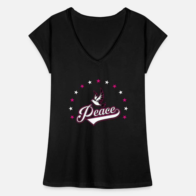 Paz Camiseta vintage mujer