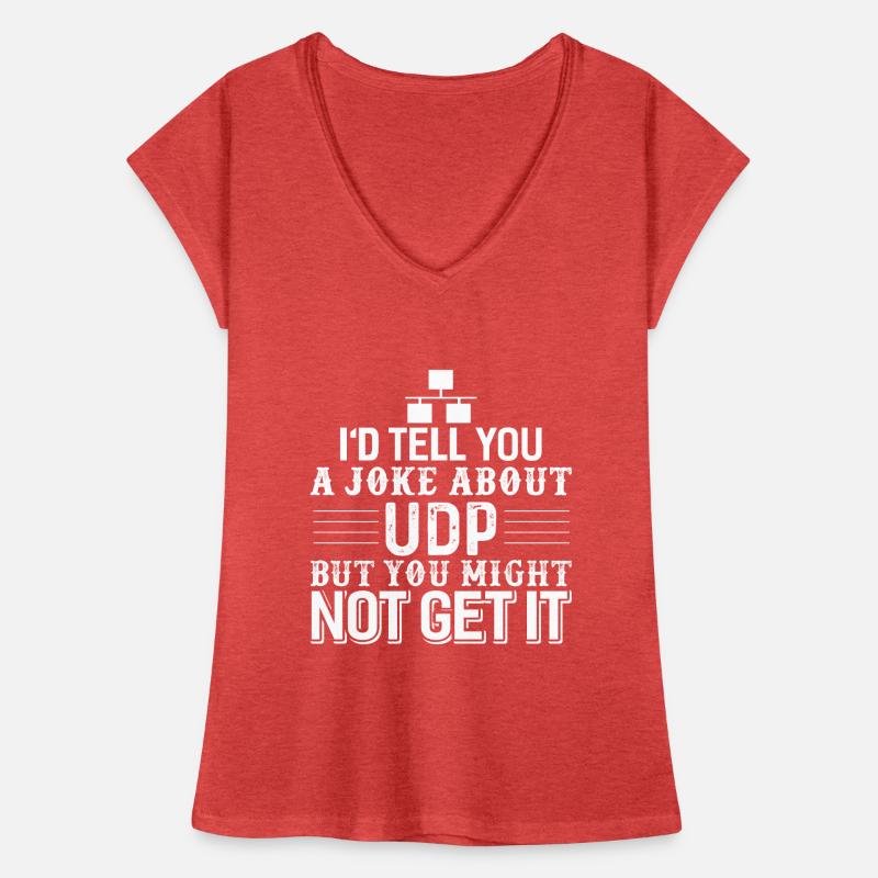 Informatik UDP Witz Computer Programmierer Frauen Vintage T-Shirt