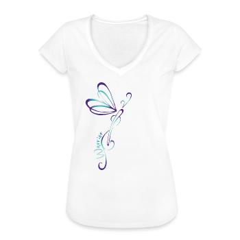 Selbstmord Depression - Frauen Vintage T-Shirt - Schwarz - Vorne - Danielle (179cm)