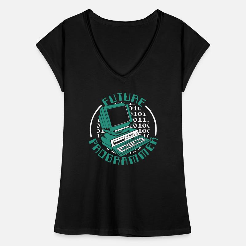 Future Programmer Softwareingenieur Developer Frauen Vintage T-Shirt