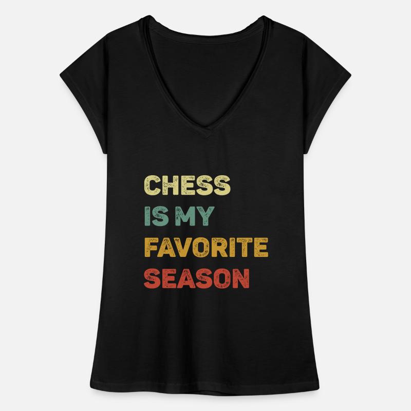 Les échecs sont ma saison rétro préférée T-shirt vintage Femme