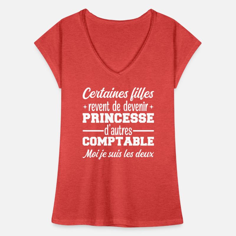 Princesse Comptable T-shirt vintage Femme