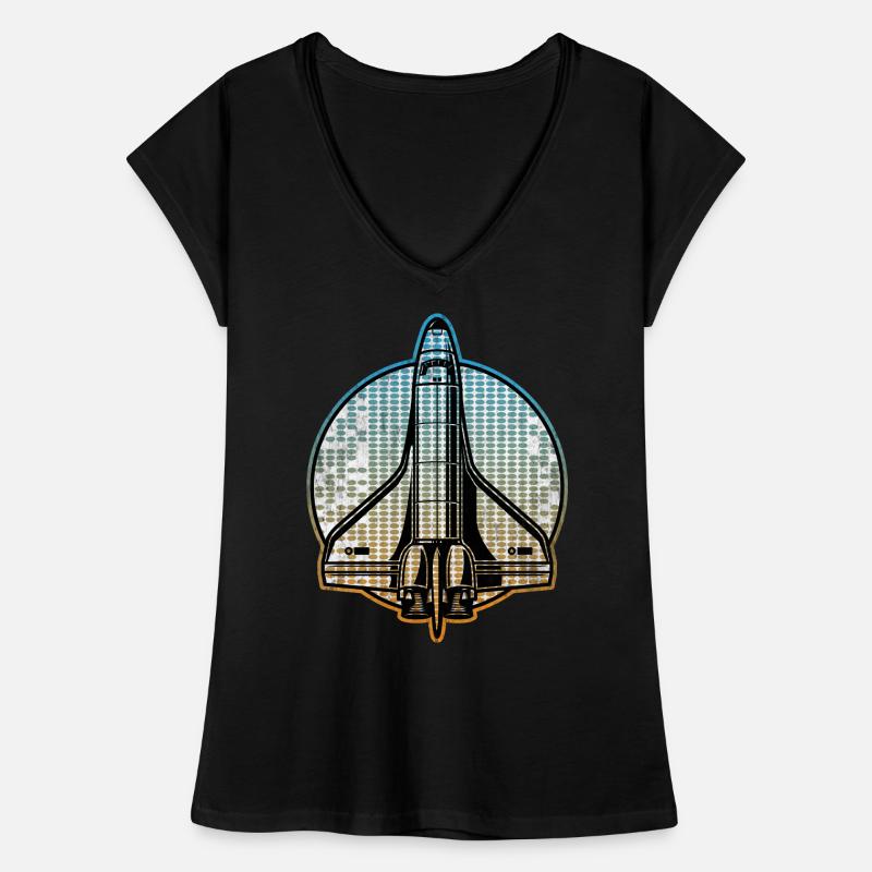 spaceship space shuttle Women's Vintage T-Shirt