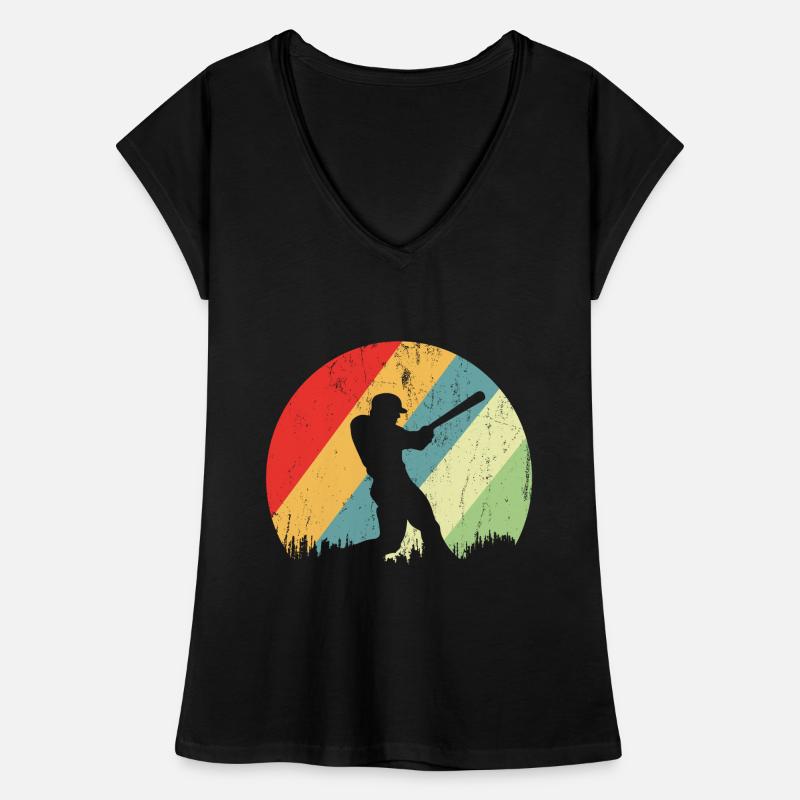 Base-ball T-shirt vintage Femme