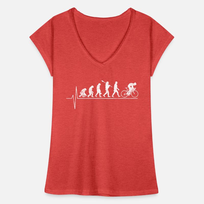 Evolution du vélo T-shirt vintage Femme