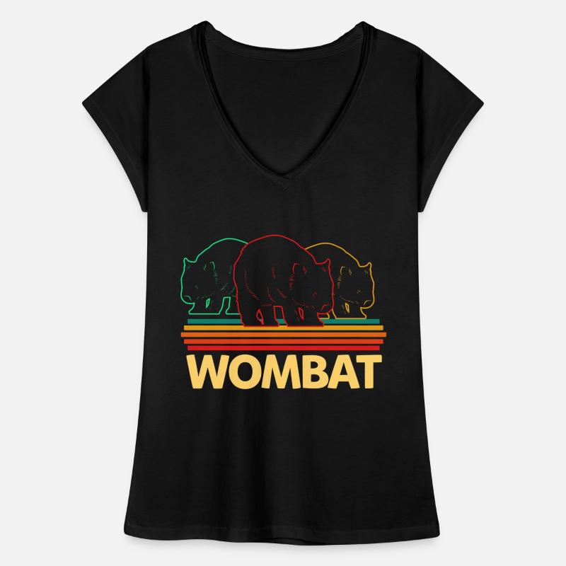 Zoo de Wombat T-shirt vintage Femme