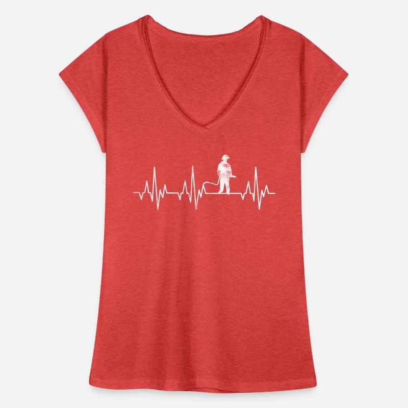 Fire department firefighting Women's Vintage T-Shirt