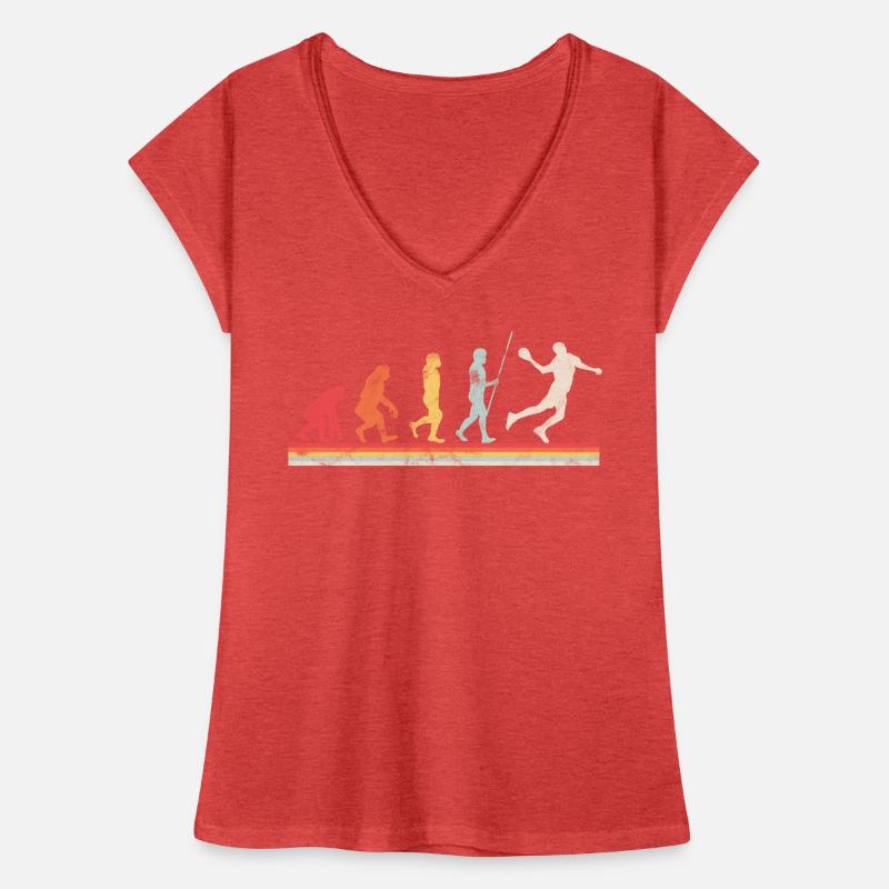 Handball Evolution Frauen Vintage T-Shirt